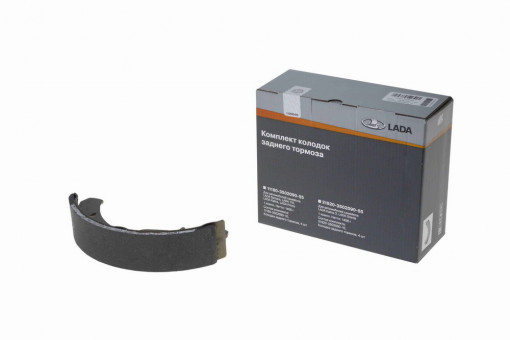 Колодка тормозная ВАЗ LADA Гранта, Калина, Приора задняя под ABS (к-т 4шт) "Оригинал"
