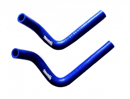 Патрубки отопителя дополнительного Газель NEXT ЦМФ 7 мест дв. Cummins 2.8 (к-т 2 шт) силикон синий