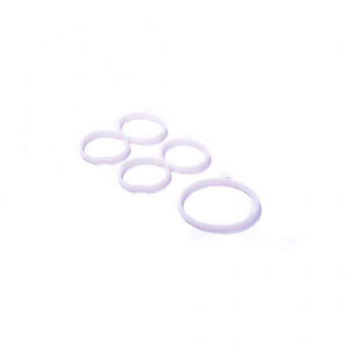 Р/к прокладок ресивера и дросселя ВАЗ LADA Гранта, Калина-2 - 8кл. (к-т 3 шт) силикон белый