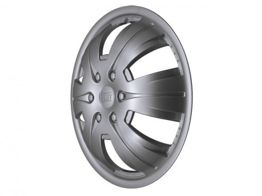 Колпак колеса Газель передний R16 "BEST" (к-т 2 шт) серебристый