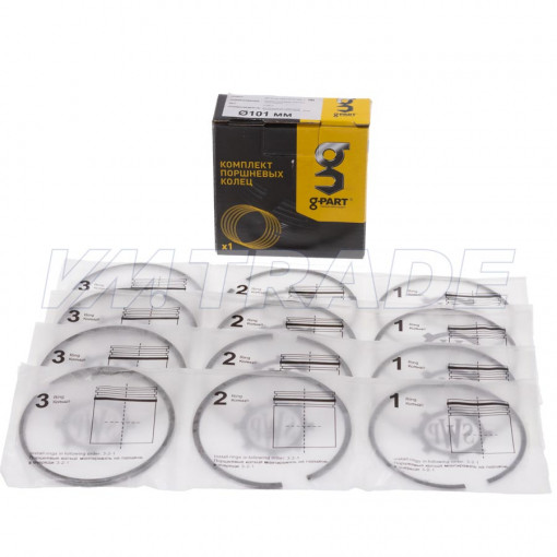 Кольца поршневые Газель Бизнес 101,0 дв. 4216 Евро-III, IV узкие