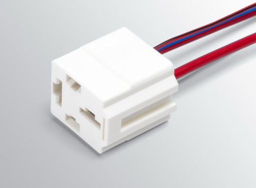 Разъем реле 4-х конт. 71.3747 (12В 50А/24В 30А) с проводом