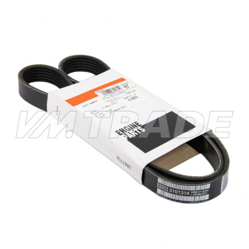 Ремень 1180 6PK Cummins X, ISX, QSX, BMW, FIAT, FORD, HONDA, MAZDA, SUBARU, GM, MB, VAG, SUZUKI, TOYOTA, VOLVO, OPEL