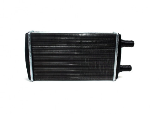 Радиатор отопителя Газель Бизнес алюм. (2-х рядн. патрубки d=20) спираль-турболизат