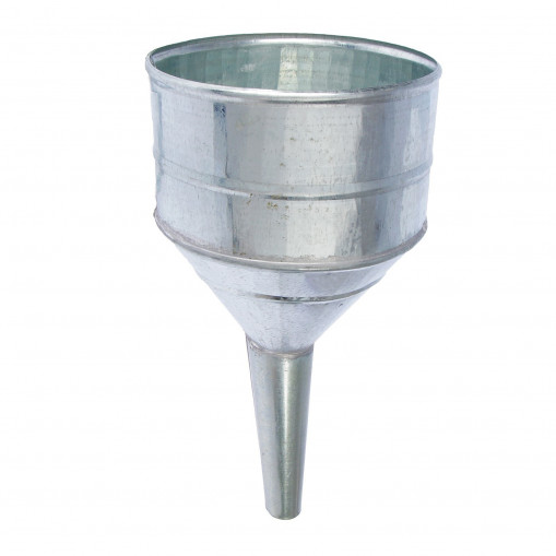 Воронка металл D=165мм/25мм прямая с сеткой