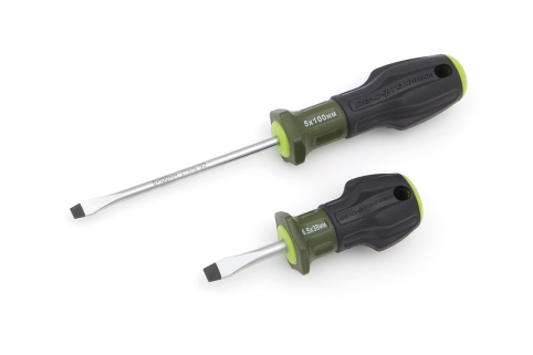 Отвертка шлицевая 6,5х38 мм, трехкомпонентная рукоятка