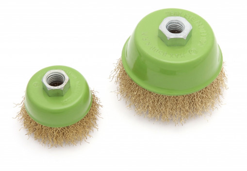 Щетка по металлу для УШМ проволочная чашка  60 мм