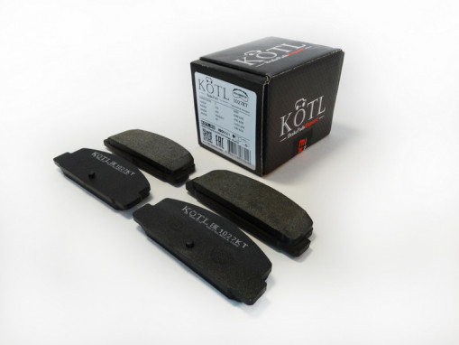 Колодка тормозная "KoTL" MAZDA 3, 323, 626, Premacy, RX, Astina IV, Capella IV, Etude IV, Familia IV, Telstar IV, Protege IV, HAIMA (FAW) 3, Family, Happin, Premacy, Huandong (к-т 4шт) задняя