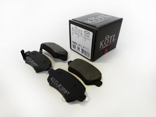 Колодка тормозная "KoTL" KIA Ceed 05/2012-, Pro 03/2013-, CHEVROLET, OPEL, VAUXHALL Venga, Astra, Zafira, Meriva (к-т 4шт) задняя