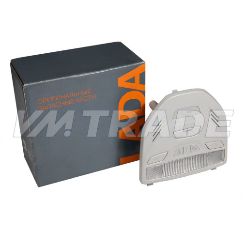 Блок освещения салона LADA Vesta, X-Ray передний с кнопкой ЭРАГЛОНАСС