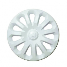 Колпак колеса R13 "А-1 " (к-т 2 шт) (пруж.) белый глянец