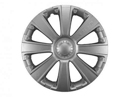 Колпак колеса R14 "RS-T" (к-т 2 шт) серебристый