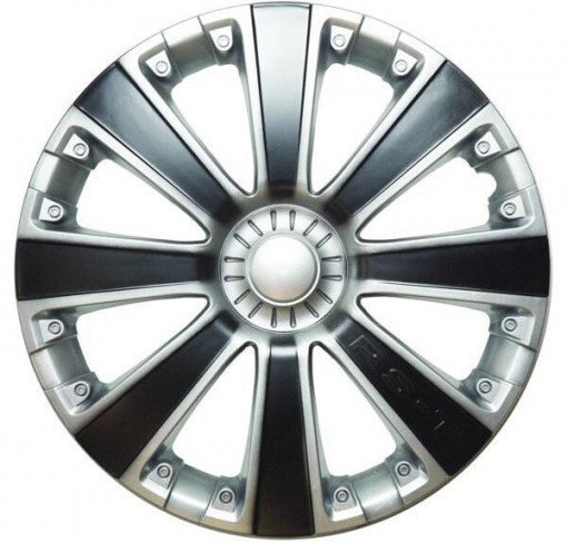 Колпак колеса R14 "RS-T"(к-т 2 шт) микс черный