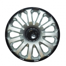 Колпак колеса R15 "А-1 " (к-т 2 шт) серебристо-черный
