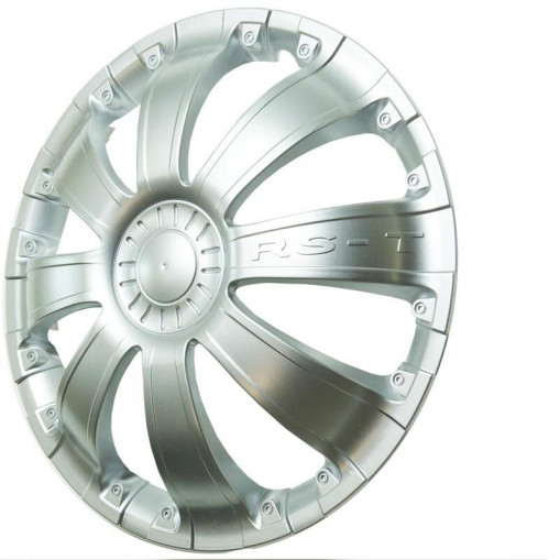 Колпак колеса Газель передний R16 "RS-T" (к-т 2 шт) серебристый