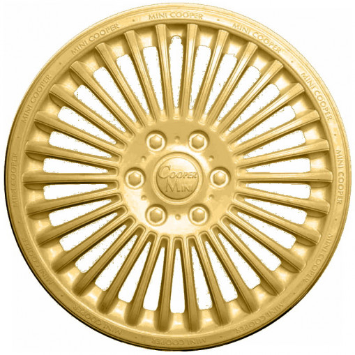Колпак колеса R14 "МИНИ-КУПЕР" (к-т 2 шт) золотистый