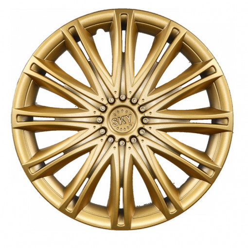 Колпак колеса R15 "СКАЙ"(к-т 2 шт) золотистый