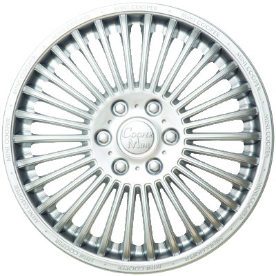 Колпак колеса R16 "МИНИ-КУПЕР" (к-т 2 шт) серебристый