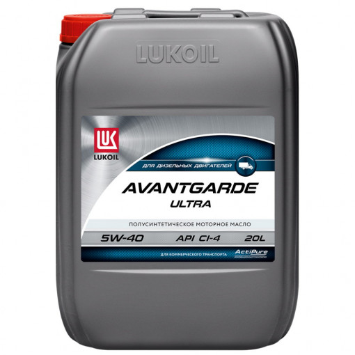 Масло моторное Лукойл Авангард Ультра  5W40  CI-4/SL п/синтетика 20 л