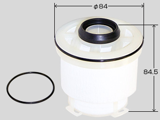 Фильтр топливный MITSUBISHI Pajero Sport III, IV 2015-, L200 2014-, TOYOTA Hiace 2004-, FORD Ranger 2011-, MAZDA BT-50 II (дизель)