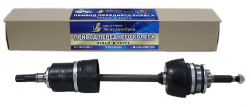 Привод ВАЗ-21213 НИВА, Chevrolet Niva левый СБ (24 шлица) а/м без ABS