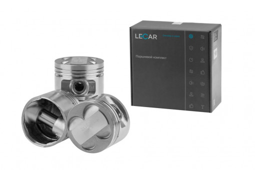 Поршни ВАЗ "LECAR" (82,8) 2112 гр. A (поршни +пальцы) дв. 2112