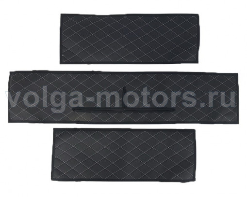 Утеплитель радиатора ПАЗ-3205 С/О прострочка "ромб" (к-т 3шт)