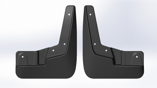 Брызговик колеса Renault Logan II (2014-) заднего (к-т 2 шт)