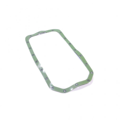 Прокладка поддона Волга, Газель 402 дв. (полиамид шайбы) силикон зеленый