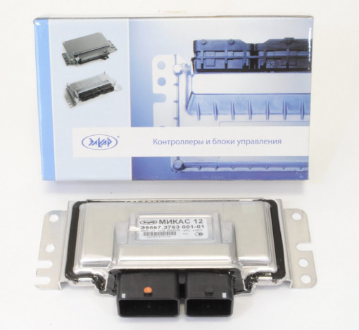 Блок управления дв. Газель-Бизнес УМЗ-4216 Евро-IV с двухтопливной системой питания: бензин/сжиженный нефтяной газ (пропан-бутан), K-line, тахометр, температура жидкости на указатель КП, индикатор неисправности на КП