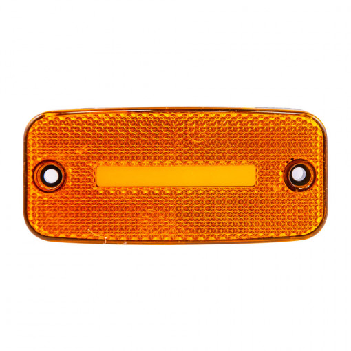 Фонарь габаритный универсальный желтый с неоновым маркерным светом, одна полоса
