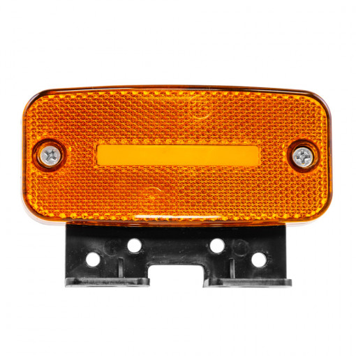 Фонарь габаритный универсальный желтый с неоновым маркерным светом, с функцией указателя поворота, одна полоса, с кронштейном
