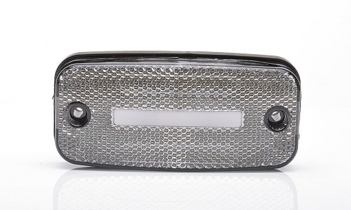 Фонарь габаритный универсальный белый с неоновым маркерным светом, одна полоса