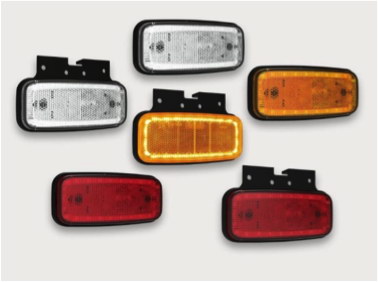 Фонарь габаритный универсальный белый бегущий