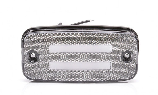 Фонарь габаритный универсальный белый с неоновым маркерным светом, две полосы