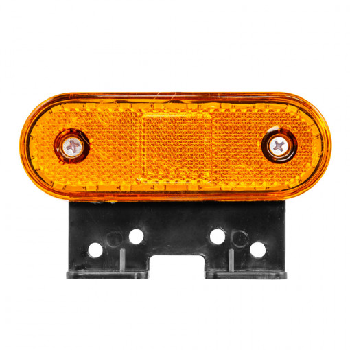 Фонарь габаритный универсальный желтый с проводом и кронштейном