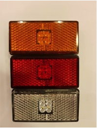 Фонарь габаритный ГАЗ, ПАЗ, К..З, УРАЛ, грузовики, прицепы боковой LED желтый 24В