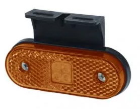 Фонарь габаритный универсальный желтый LED с кронштейном