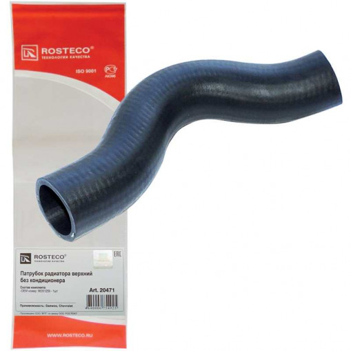 Патрубок радиатора CHEVROLET Chance, DAEWOO Lanos верхний без A/C