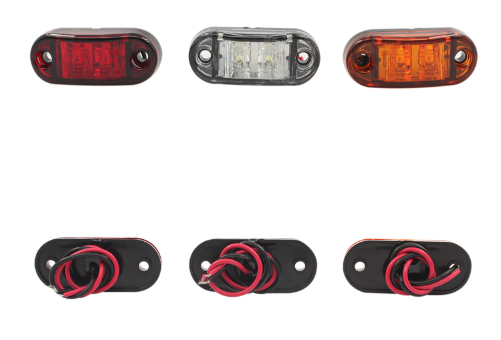 Фонарь габаритный универсальный белый LED 24В