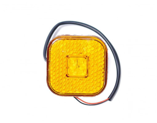 Фонарь габаритный универсальный желтый LED 24В