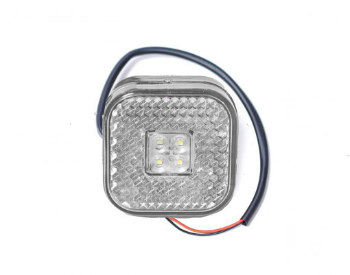 Фонарь габаритный универсальный белый LED 24В