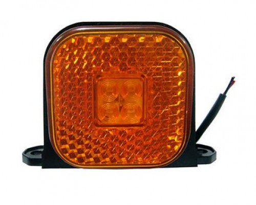 Фонарь габаритный универсальный желтый LED