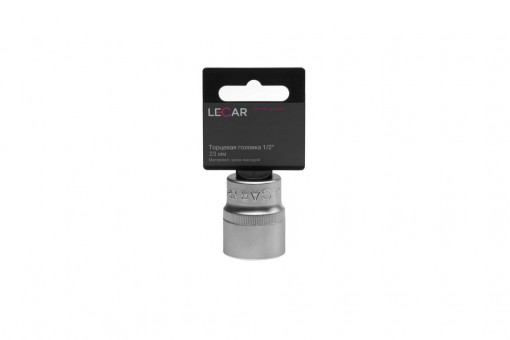 Головка  6-гранная х 23 мм 1/2" (хром-ванадий)