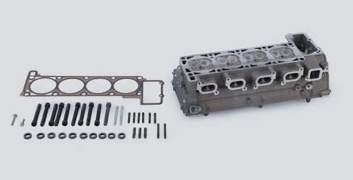 Головка блока цилиндров УАЗ Patriot а/м с 2018г.в, УАЗ ПРОФИ дв. ЗМЗ-409051, 409052 Евро-V (трехопорная) ГАЗ/БЕНЗИН с усиленными выпускными клапанами "Оригинал"