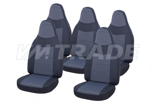 Чехлы сидений УАЗ-452 (5-ти мест.) жаккард, спинки 800мм, без подголовников