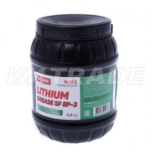 Смазка пластичная OILWAY Grease SF EP-2 литиевая с молибденом   0,8 кг