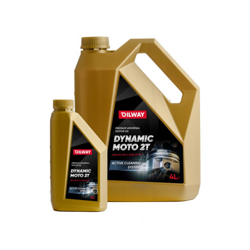 Масло моторное OILWAY 2T Dynamic Moto двухтактное 4 л