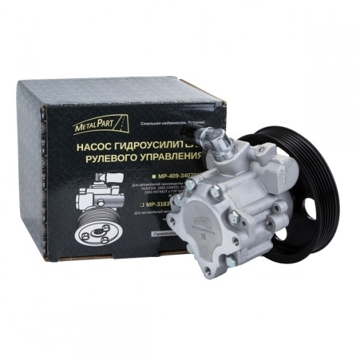 Насос ГУР УАЗ Патриот, Пикап, Профи, Карго дв.40905, 40906, 51432 с 2014 г.в. (а/м с ГУР Delphi, ZF) без кронштейна