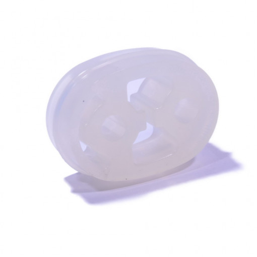 Подушка крепления глушителя Газель, Соболь, Волга (ГАЗон NEXT средний) ОВАЛ Н/О полиуретан